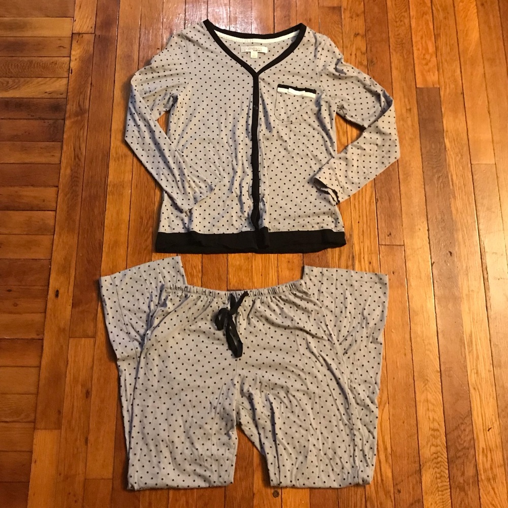 Polka dot pajamas
